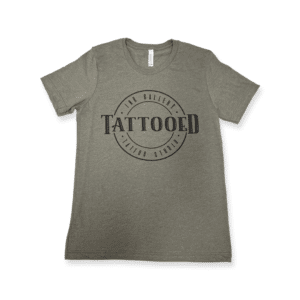 Buy Heather Army Short Sleeve Tattooed T-shirt